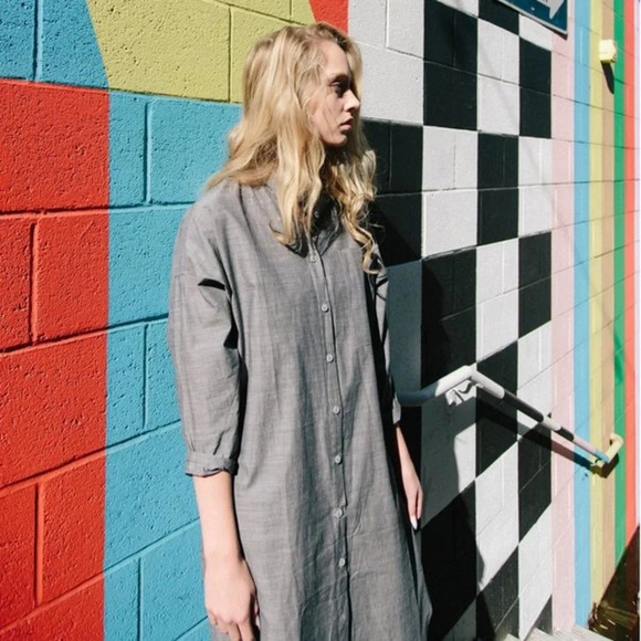 Study New York Shirt Dress 1.6, size xs (fits like a M) - Picture 2 of 12